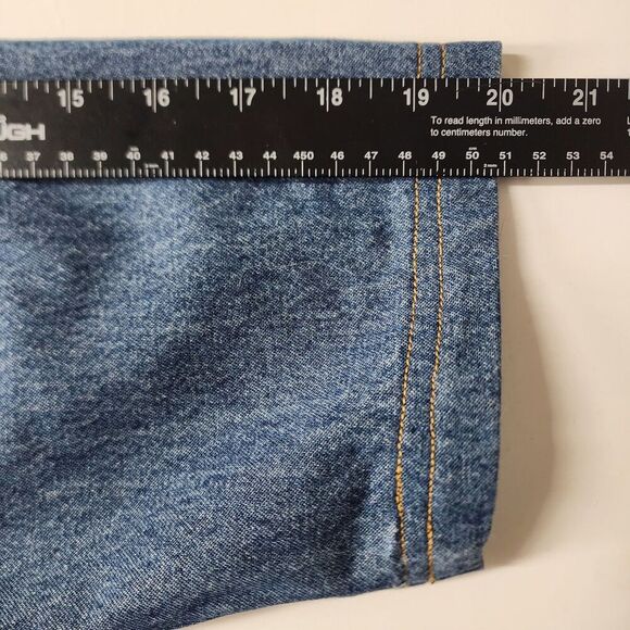 Christine Alexander Denim Jacket Women L Blue Vintage Western Rhinestone Bling - Picture 9 of 16